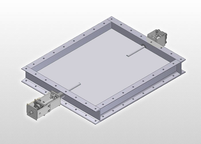 Rectangle valve RKB